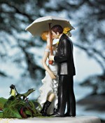 Showered with Love Wedding Cake Topper